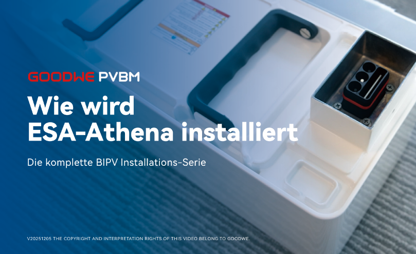 Installationsvideo GoodWe ESA-Athena